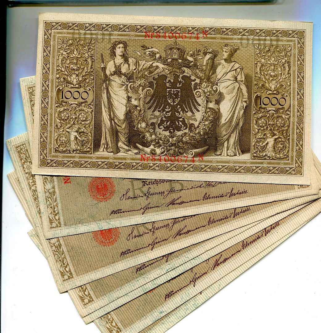 GERMANY 1910 1000 REICHSMARK CURRENCY NOTE LOT OF 7 CONSECUTIVE CU 5822M eBay GERMANY 1910 1000 REICHSMARK CURRENCY NOTE LOT OF 7 CONSECUTIVE CU 5822M eBay